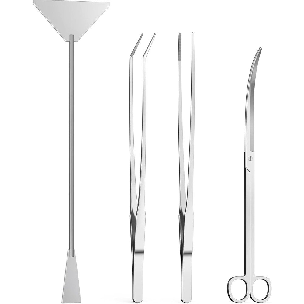 Planted Aquarium Maintenance Kit - Kit Professionale per Acquascaping: Pinzette Lunghe