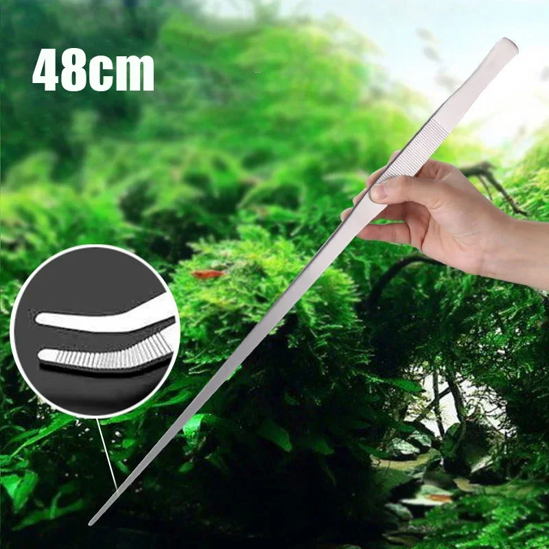 Planted Aquarium Maintenance Kit - Pinzette in acciaio inossidabile da 48