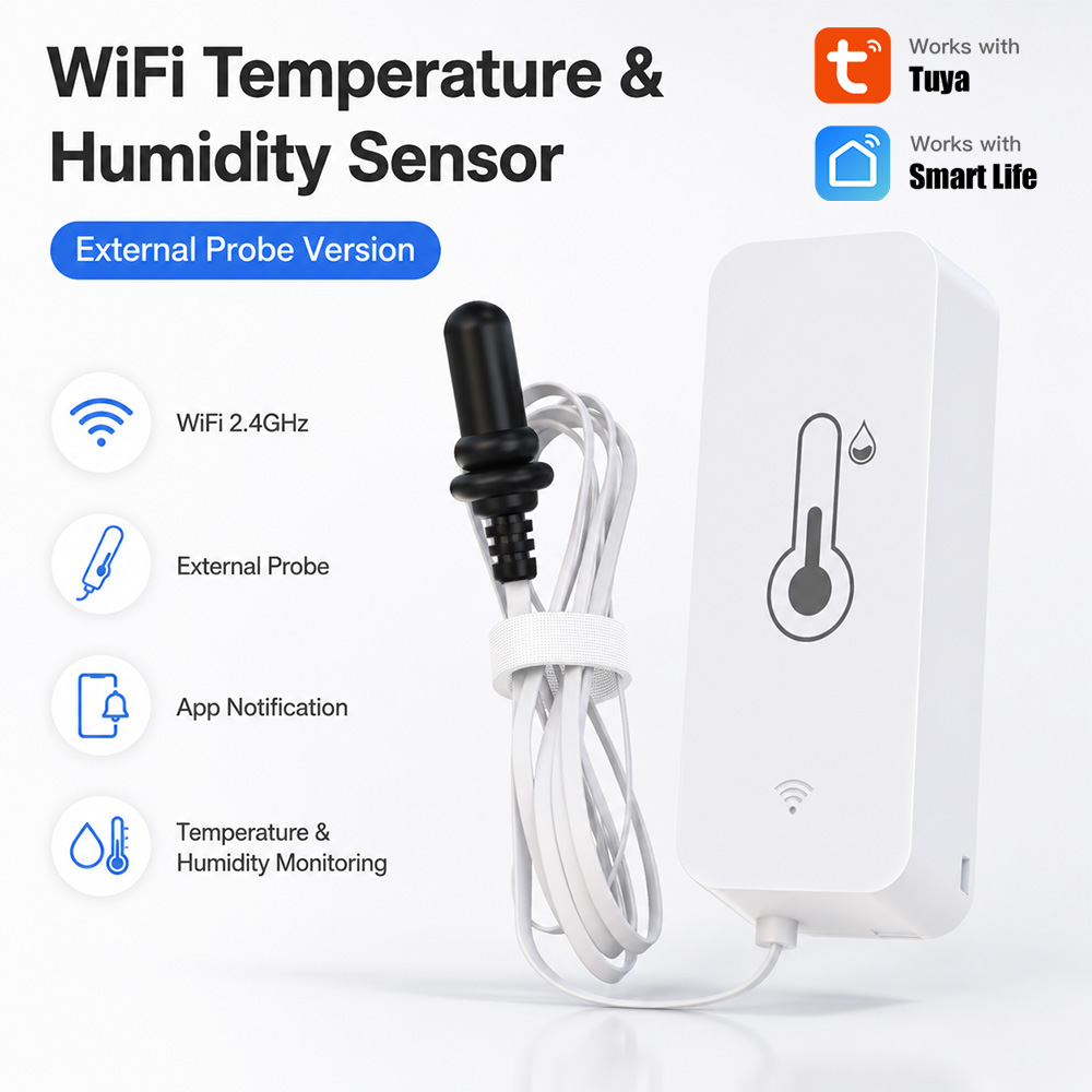 Planted Aquarium Supplies - Sensore di umidità della temperatura WiFi