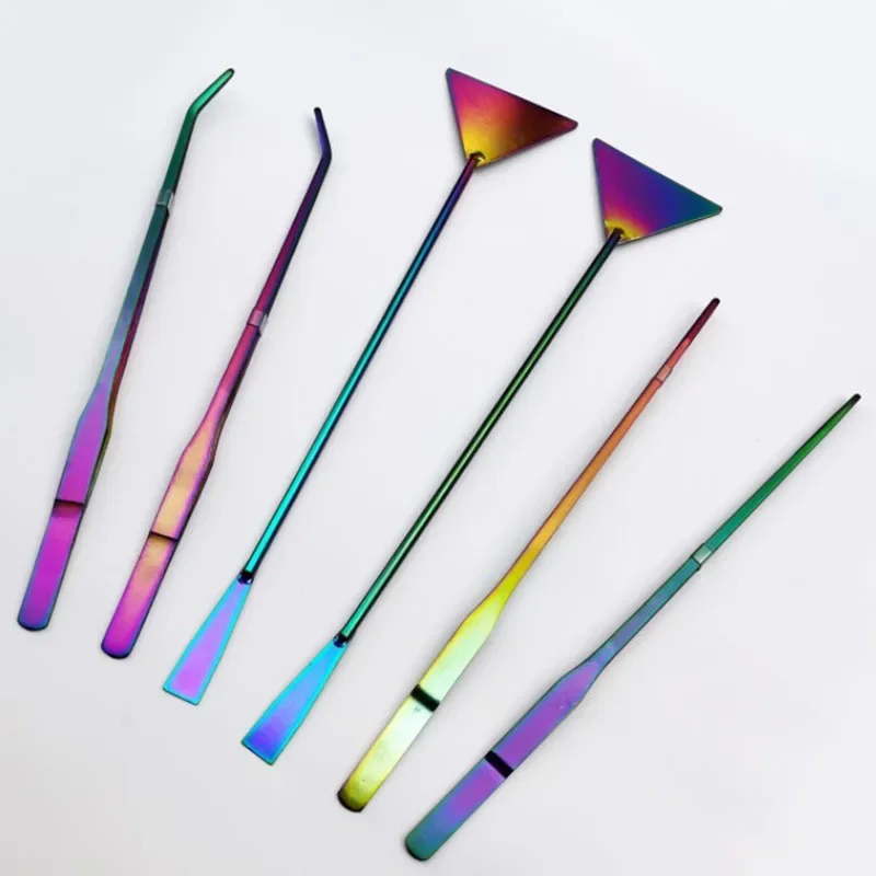 Planted Aquarium Maintenance Kit - Pinzette per acquario curve colorate in