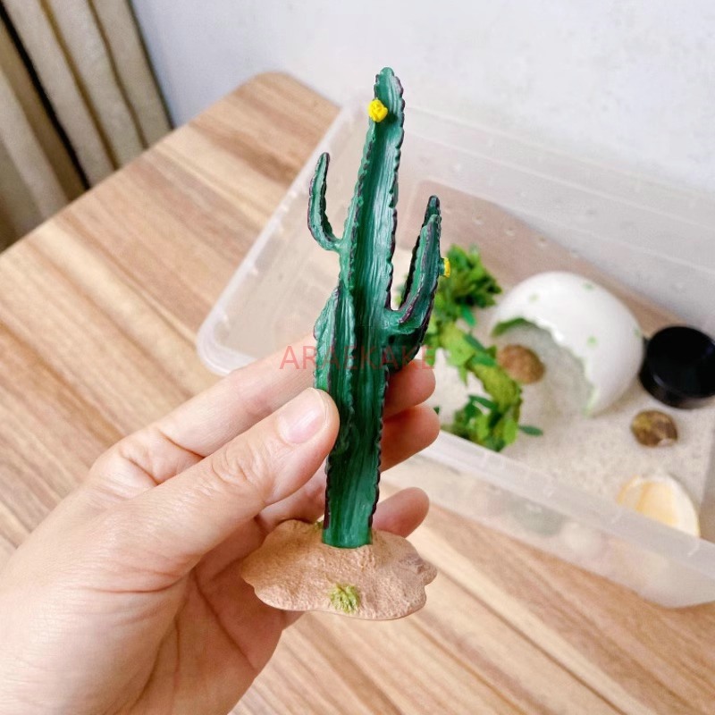 Aquarium Planted Fish - Pianta simulata, mini albero di cocco,