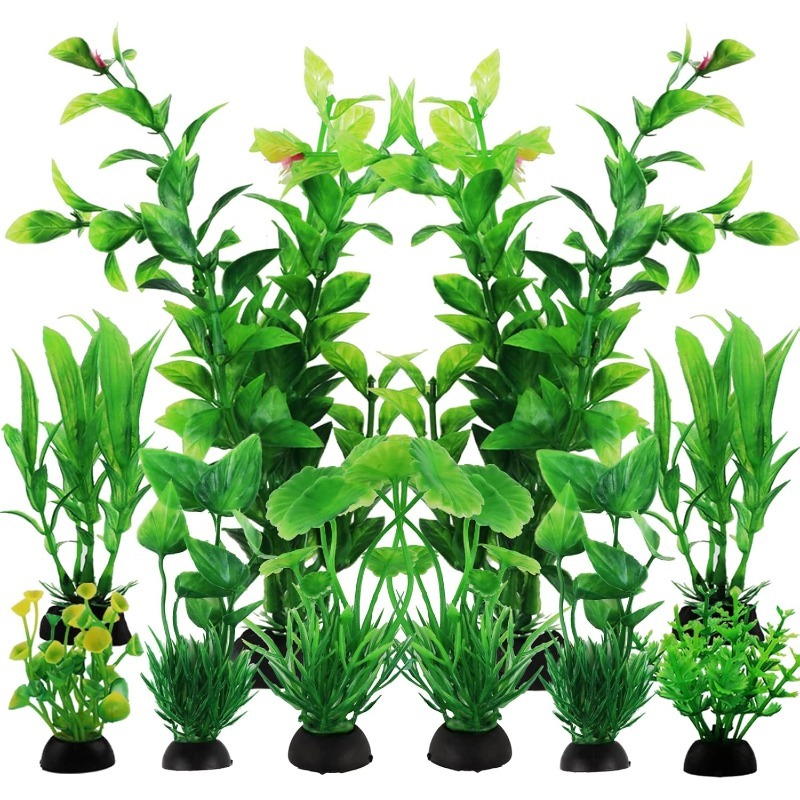 Aquarium Planted Fish - 10/20 Pezzi Piante Artificiali per Acquario,
