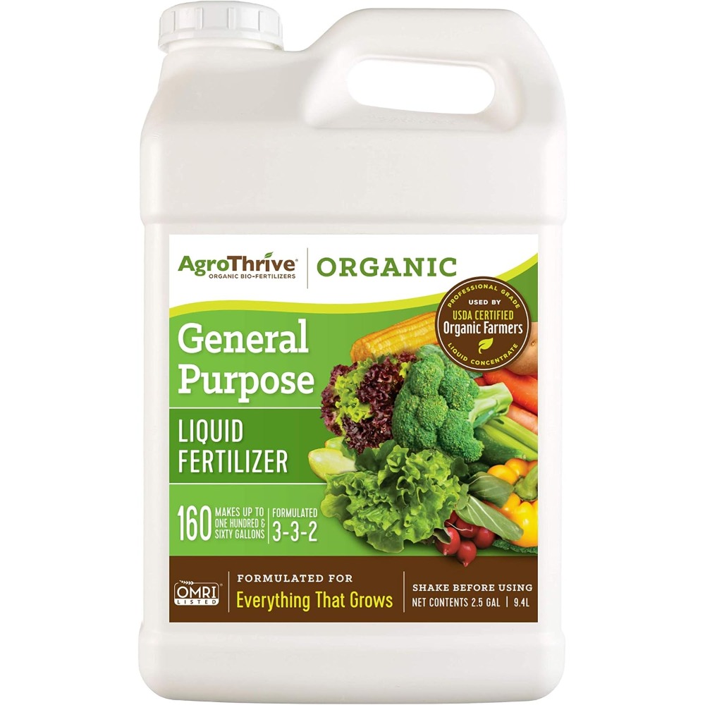 Liquid Fertilizer All In - AgroThrive Fertilizzante Liquido Organico Multiuso 3-3-2