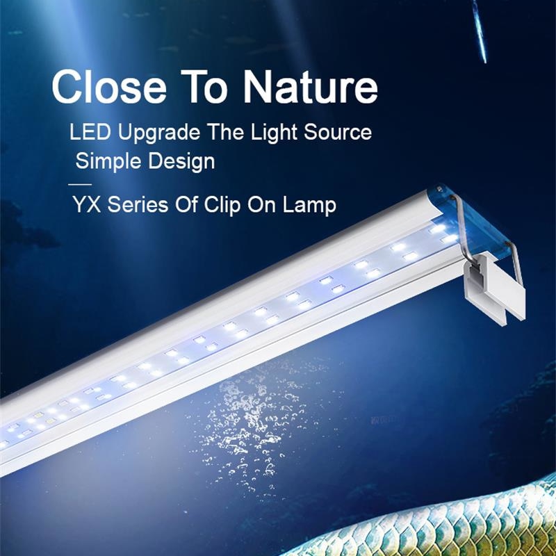 Aquarium Plant Iron - Clip impermeabile estensibile sulla lampada per