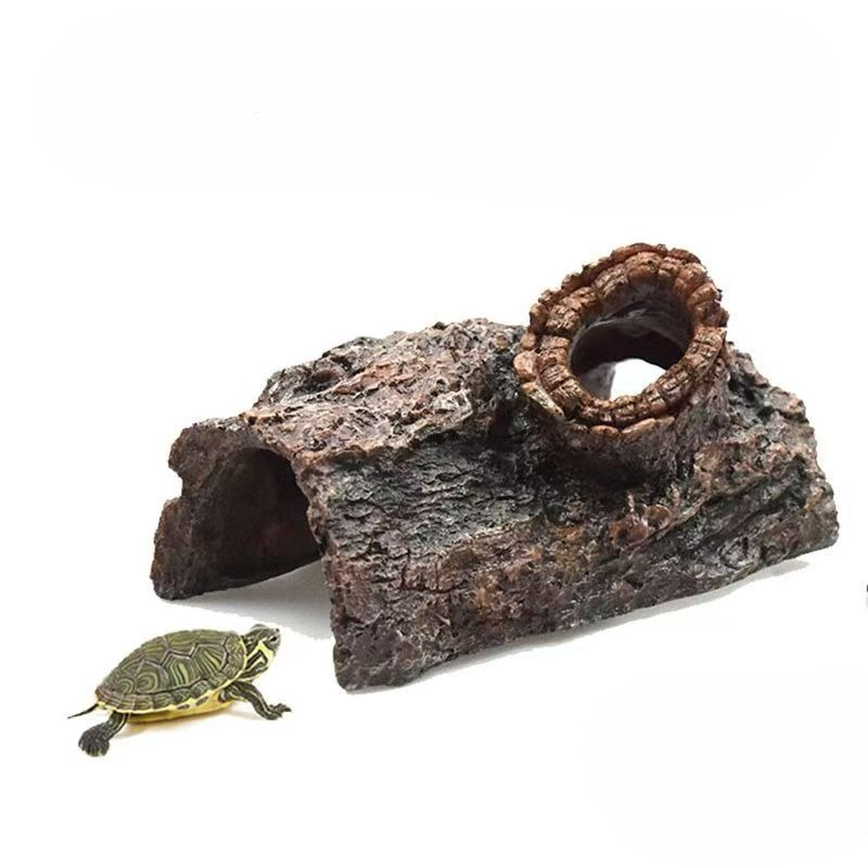 Planted Aquarium With Driftwood - Figurina di Cane Robotico in Resina,