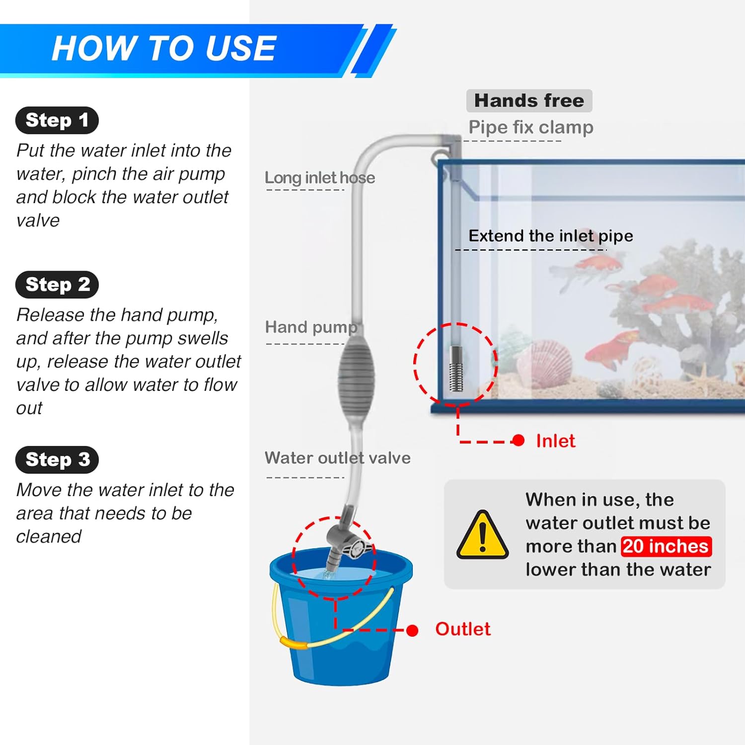 Grande acquario acquario sifon - Planted Aquarium Maintenance Kit recensione e prezzo