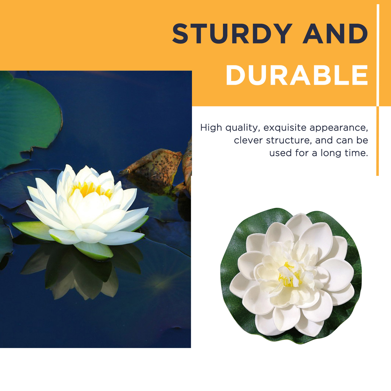 Set di 5 Fiori di Loto Artific - Planted Aquarium Bowl recensione e prezzo