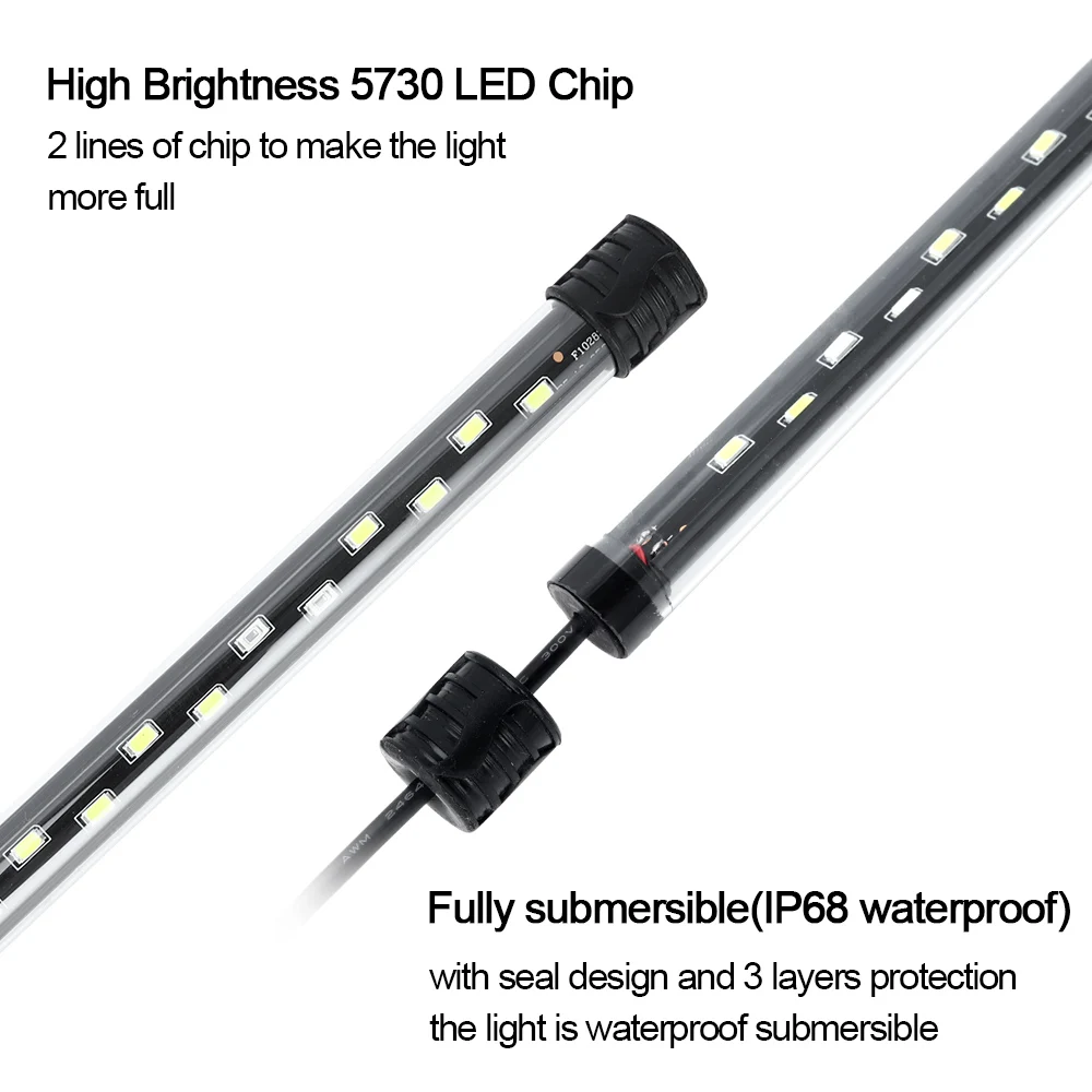 58CM Acquario Luce LED Pianta  - Aquarium Plant Iron recensione e prezzo