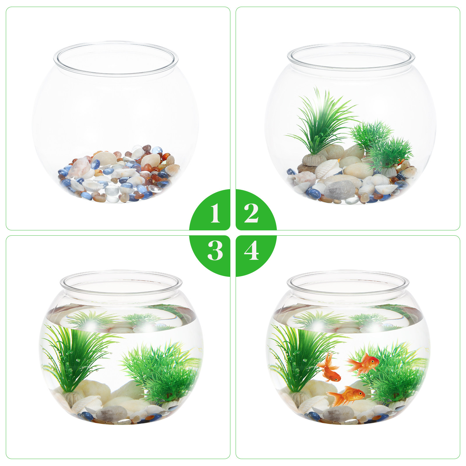 Acquario Rotondo in Plastica A - Planted Aquarium Bowl recensione e prezzo